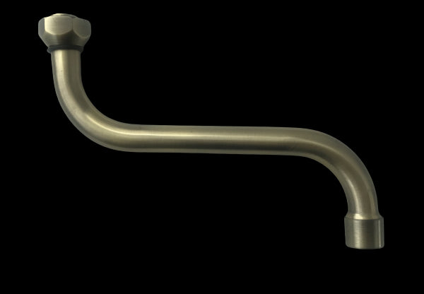 Ricambio per rubinetto canna bronzata a S attacco 3/4 cm 18