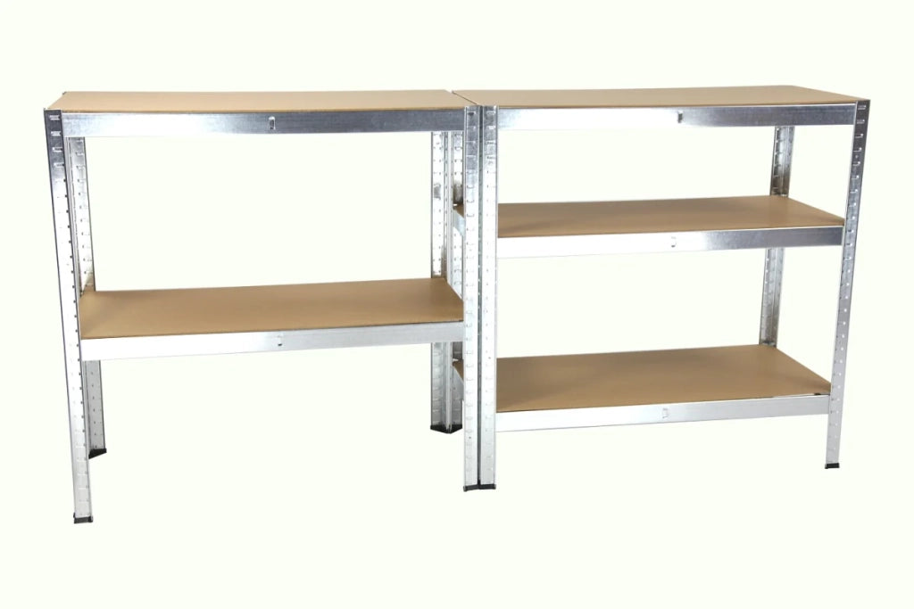 Set di 2 ripiani resistenti 90 x 40 x 180 cm, base in MDF