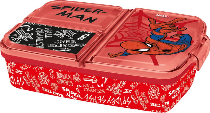 Sandwich Box Bambini Marvel Spiderman 3 Scomparti