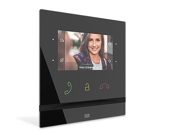 2N Indoor Compact sistema per video-citofono 10,9 cm (4.3) Nero