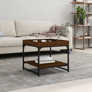 Tavolino Salotto Rovere Marrone 49,5x49,5x45 Legno Multistratocod mxl 127326