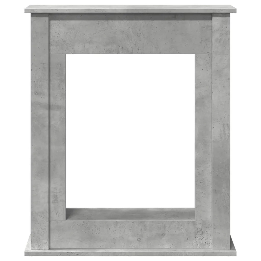 Cornice per Camino Grigio Cemento 75x20x87,5 cm in Truciolato 854583