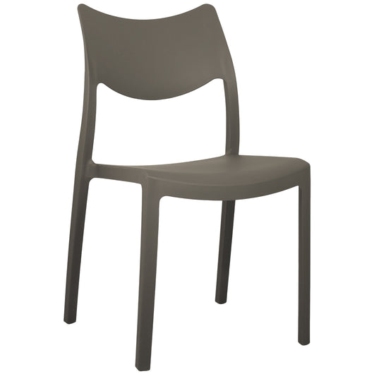Marvin Sedia In Polipropilene Manu Arredo di Design Sedia per Esterno e Interno Impilabile Sedie pe 1 SEDIA MANU TORTORA
