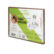 Trappola adesiva per roditori su tavoletta in legno non tossica  2 tavolette cm 14 x 19 e cm 28 x 2 TAVOLETTE CM 19 X 28