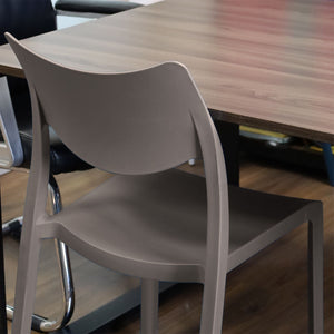 Marvin Sedia In Polipropilene Manu Arredo di Design Sedia per Esterno e Interno Impilabile Sedie pe 4 SEDIE MANU TORTORA