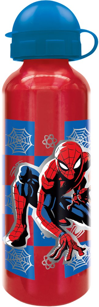 Borraccia Originale Marvel Spiderman in alluminio per bambini da 530ML.