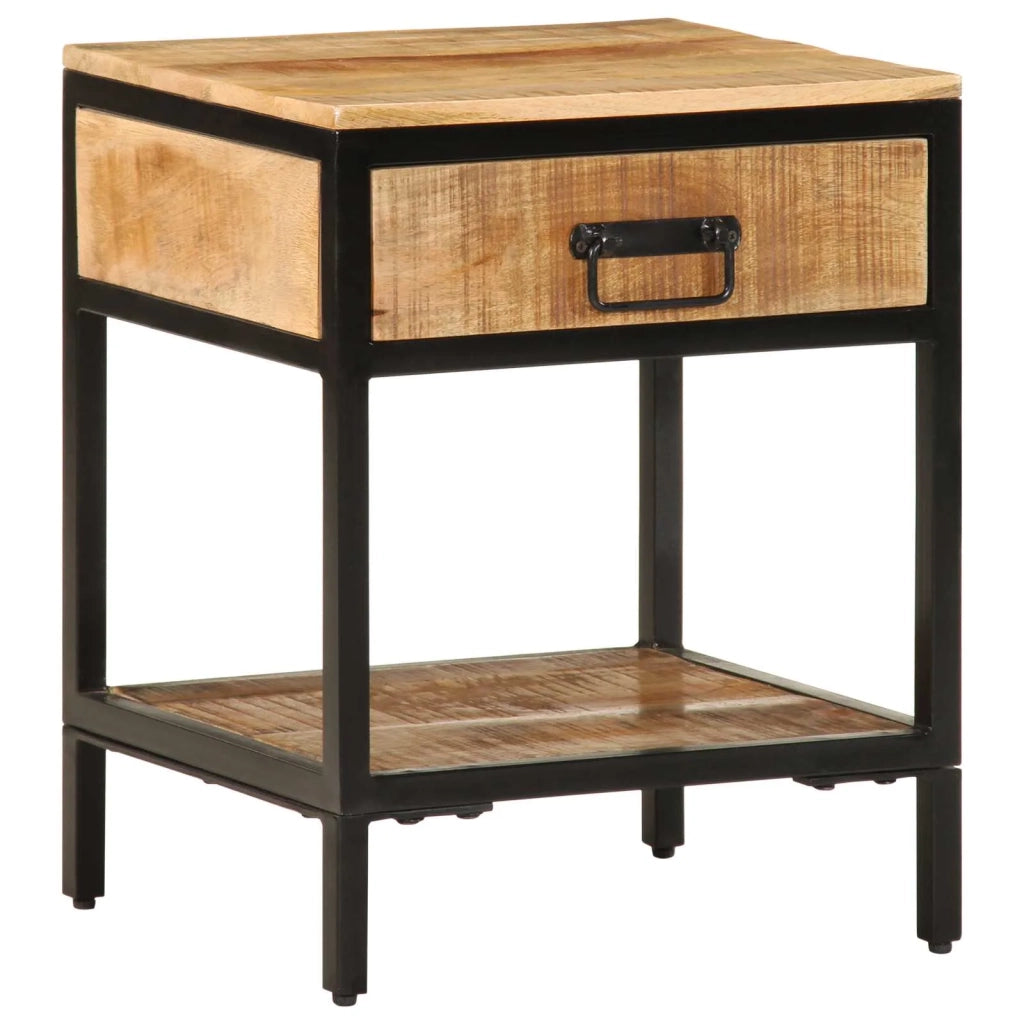 Comodino con cassetto Marrone 40 x 35 x 50 cm 374088