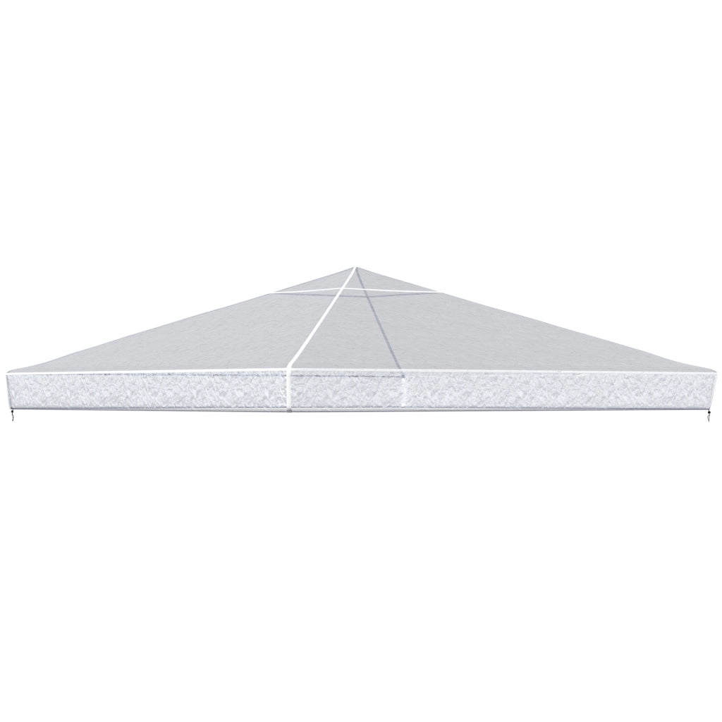 Copertura per Gazebo da Giardino ¨C zephmum ¨C Grigio, Polipropilene, 300x300x80 cm