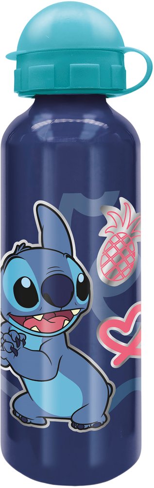 Borraccia Originale Disney Stitch in alluminio per bambini da 530 ML.