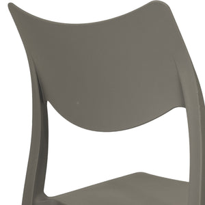 Marvin Sedia In Polipropilene Manu Arredo di Design Sedia per Esterno e Interno Impilabile Sedie pe 4 SEDIE MANU TORTORA