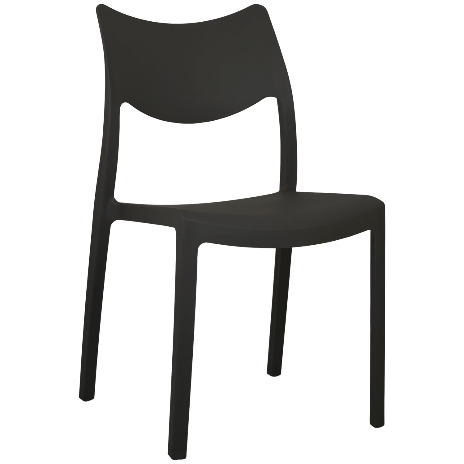 Marvin Sedia In Polipropilene Manu Arredo di Design Sedia per Esterno e Interno Impilabile Sedie per G 1 SEDIA MANU NERO