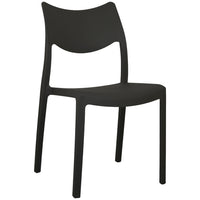 Marvin Sedia In Polipropilene Manu Arredo di Design Sedia per Esterno e Interno Impilabile Sedie per G 1 SEDIA MANU NERO