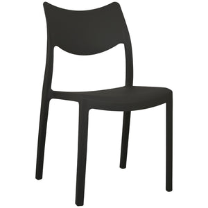 Marvin Sedia In Polipropilene Manu Arredo di Design Sedia per Esterno e Interno Impilabile Sedie per G 1 SEDIA MANU NERO