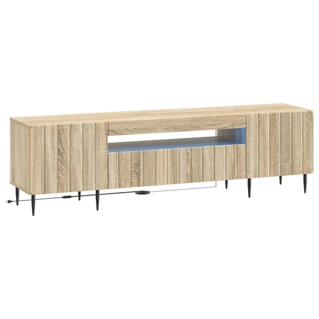 Mobile TV LED Rovere Sonoma Legno ingegnerizzato 896467