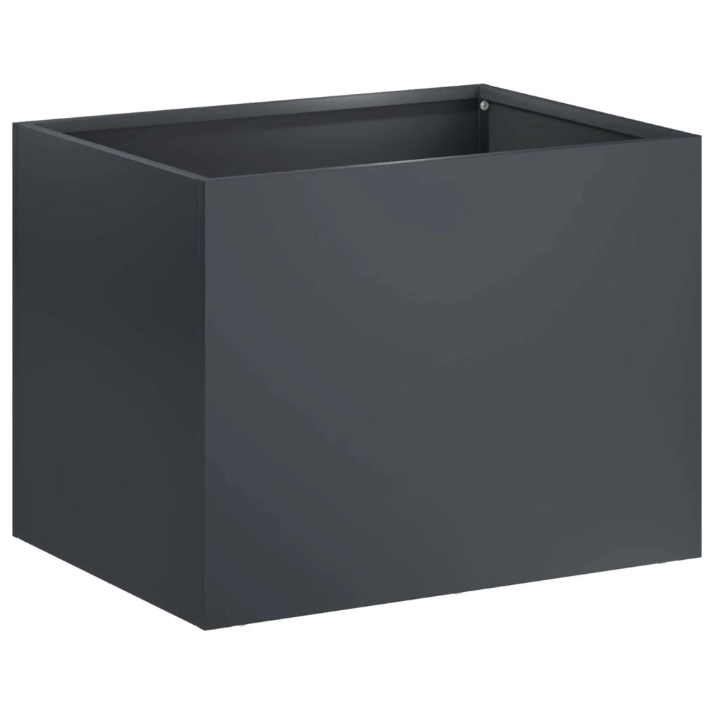 Vaso da giardino 2 pz Antracite 40 x 30 x 30 cm 8005195
