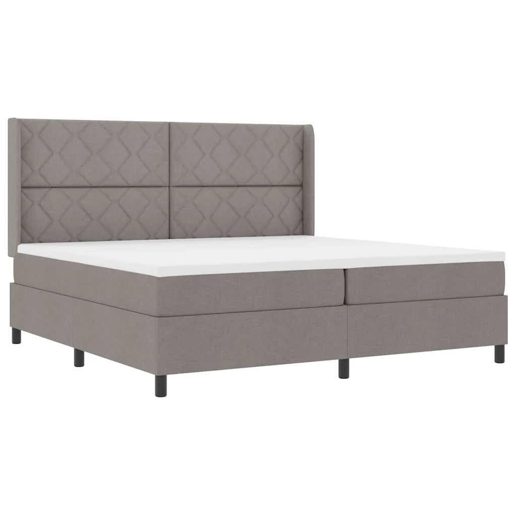 Letto a Sorgente LED con materasso Talpa 200 x 200 cm Tessuto 3343592