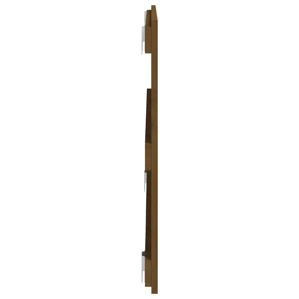 Testiera da Parete Ambra 108x3x60 cm in Legno Massello di Pino