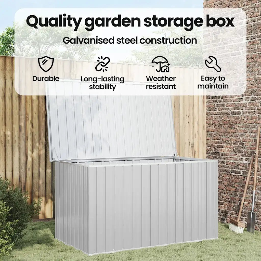 Baule da Giardino Grigio 171x99x93 cm CFW7076327