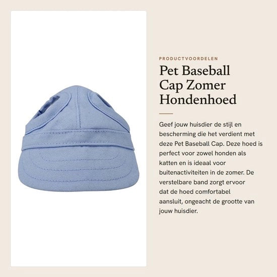 Cappello per cani adattabile - protezione solare - protezione UV - accessorio per animali domestici - ideale per attività indoor/outdoor - cappello per cani