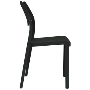 Marvin Sedia In Polipropilene Manu Arredo di Design Sedia per Esterno e Interno Impilabile Sedie per G 1 SEDIA MANU NERO