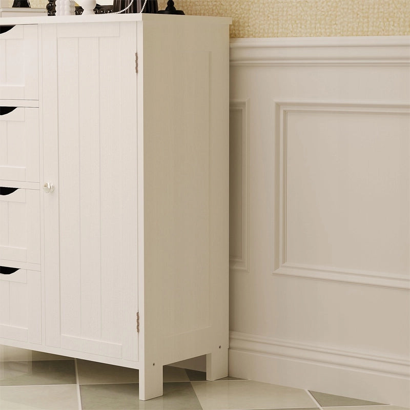 ARMADIO SCAFFALE COMÒ BAGNO INGRESSO 3 CASSETTI BIANCO ALTEZZA