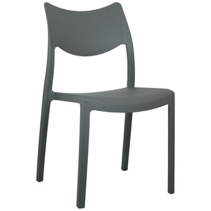 Marvin Sedia In Polipropilene Manu Arredo di Design Sedia per Esterno e Interno Impilabile Sedie per 1 SEDIA MANU GRIGIO