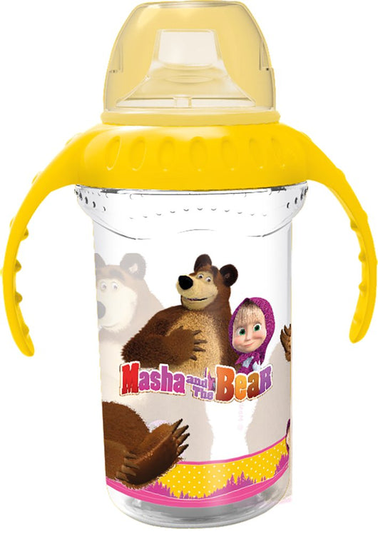 Bicchiere plastica da Viaggio Bambini Masha & Orso da 330 ml