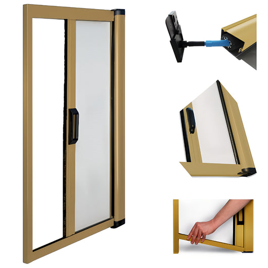 Zanzariera Avvolgibile Orizzontale per Porte IRS Opera 140x240cm–apertura singola COLORE: BRONZO