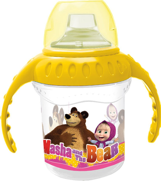 Tazza da Viaggio per Bambini con Grafica Masha & Orso da 350 ml