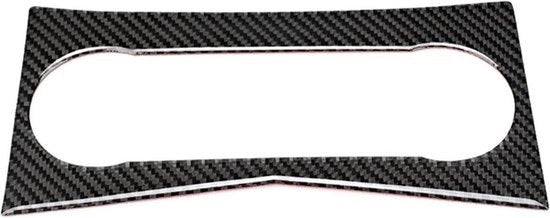 Pannello di climatizzazione dell'auto - striscia di copertura - carbonio - nero - Accessorio per W204 C-Klasse 2007-2012.