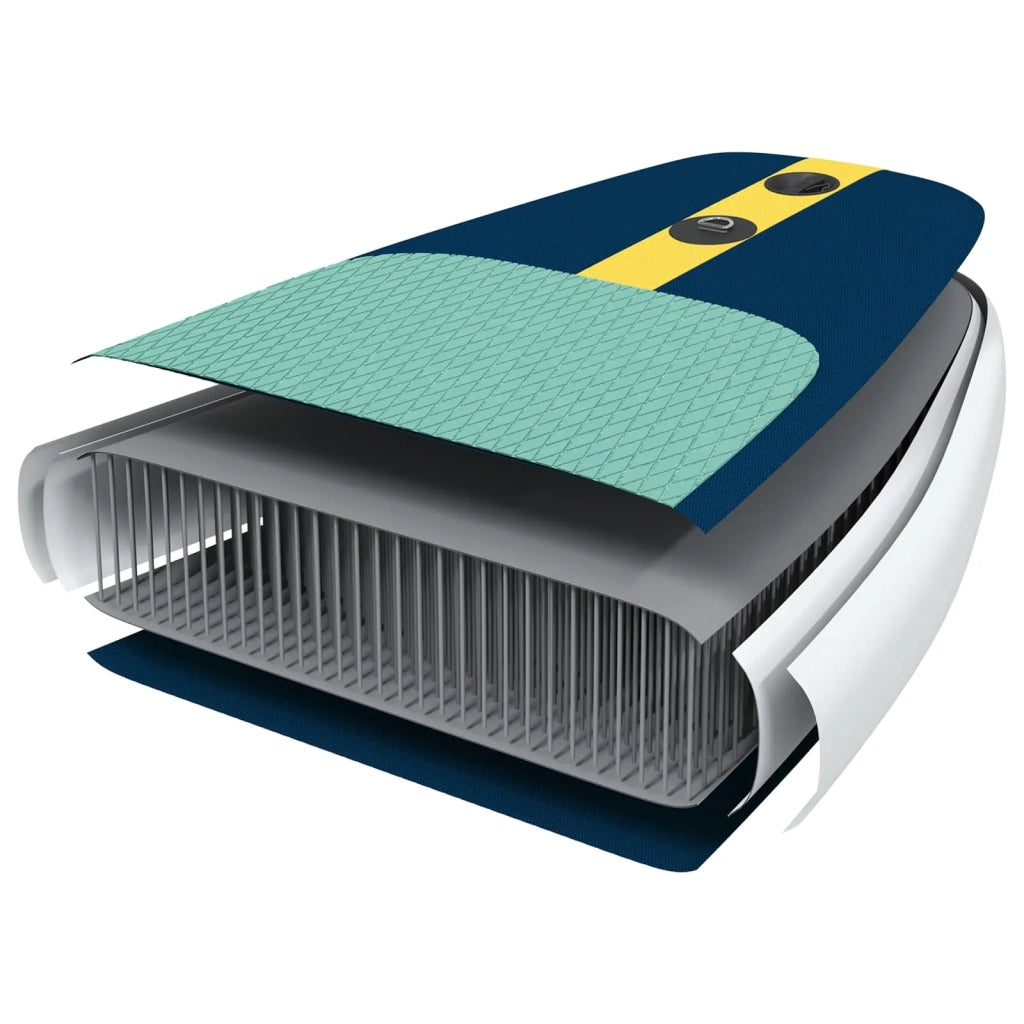 SUP gonfiabile con vela APEX 330 x 76 x 15 cm Blu per 42039140
