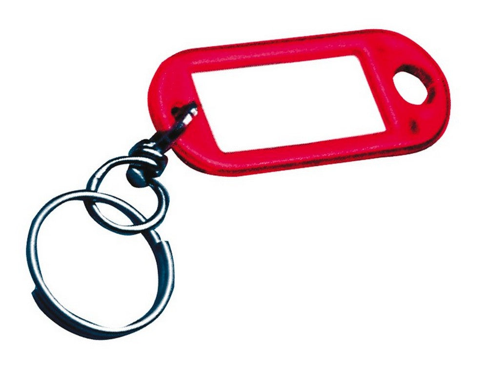 targhetta portachiavi 100 pz.  col.assortiti cod:ferx.vit7687