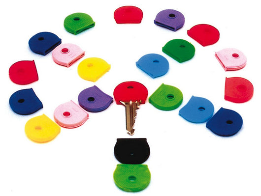 anellino segnachiave copritesta 200 pz. tipo pesante  col.assortiti cod:ferx.vit18266