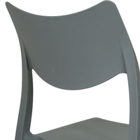 Marvin Sedia In Polipropilene Manu Arredo di Design Sedia per Esterno e Interno Impilabile Sedie per 4 SEDIE MANU GRIGIO