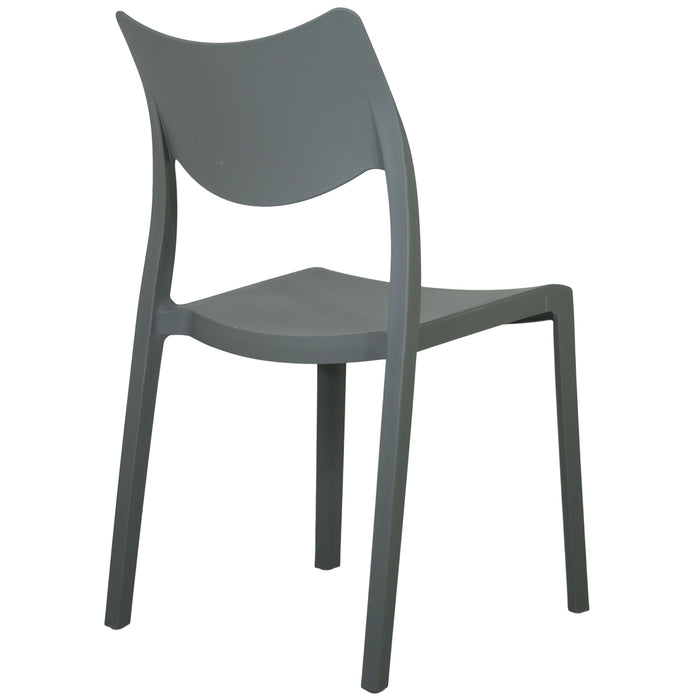 Marvin Sedia In Polipropilene Manu Arredo di Design Sedia per Esterno e Interno Impilabile Sedie per 1 SEDIA MANU GRIGIO