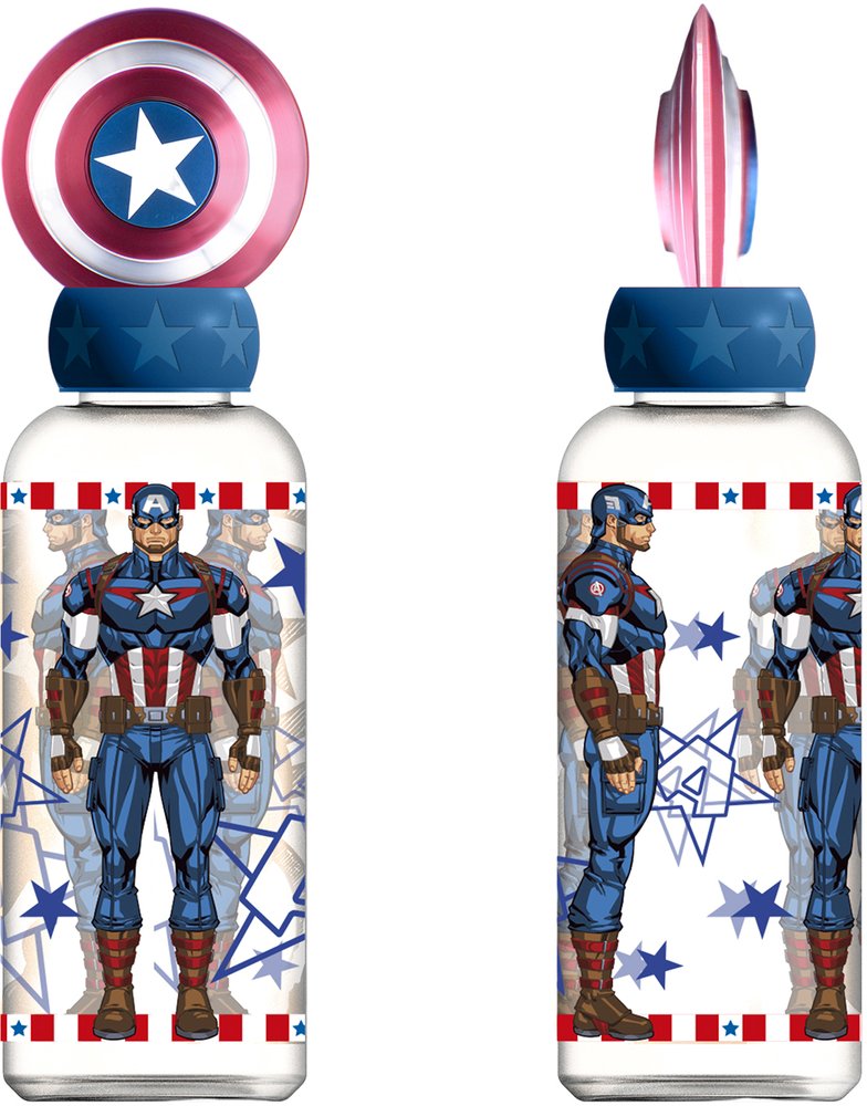 Borraccia Originale Marvel Captain America per bambini da 560 ml.