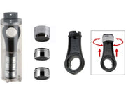 Set completo 2 aeratori m24 e 1 aeratore f22 anticalcare ad alta tecnologia, 1 chiave di pulizia settimanale