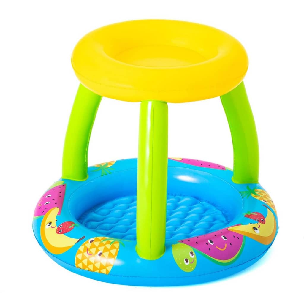 Bestway Piscina con Tettoia a Tema Frutta 94x89x79 cm 26 L