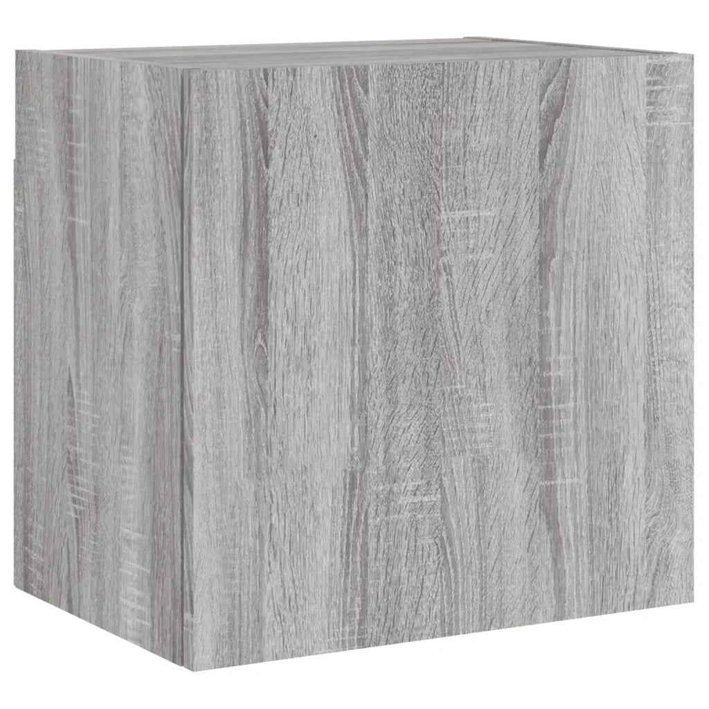 Mobile TV Parete-Credenza per TV sospesa-Console TV  Grigio Sonoma 40,5x30x40 cm Legno Multistrato
