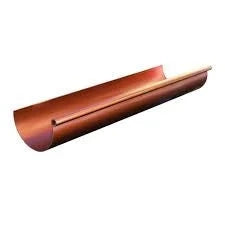 Gronda pvc color rame d.080 - ca nale mt. 3