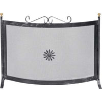 PARASCINTILLE CAMINO CURVOFERRO BATTUTO + POMI OTTONE CM 60X50