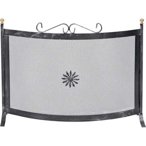 PARASCINTILLE CAMINO CURVOFERRO BATTUTO + POMI OTTONE CM 60X50