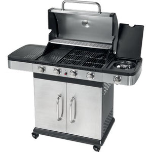 BARBECUE GAS INDIANAPOLIS 4+1 TITANIUM OMPAGRILLFUOCHI 5 CM 132X60 H.CM 138