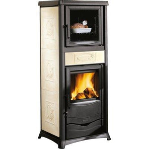 STUFA LEGNA ROSSELLA PLUS FORNO EVO LA NORDICALIBERTY PANNA KW 9,1 MM 559X536 H.MM 1359