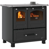 CUCINA LEGNA FAMILY 4,5 LA NORDICANERO KW 7,5 MM 964X642 H.MM 853