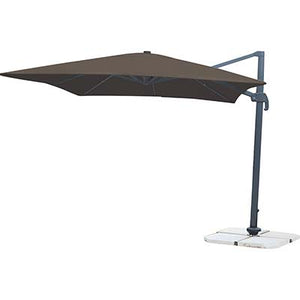 OMBRELLONE PALO LATERALE TOP DOMUSALLUMINIO/POLY TORTORA MM 77X53 MT 3X3