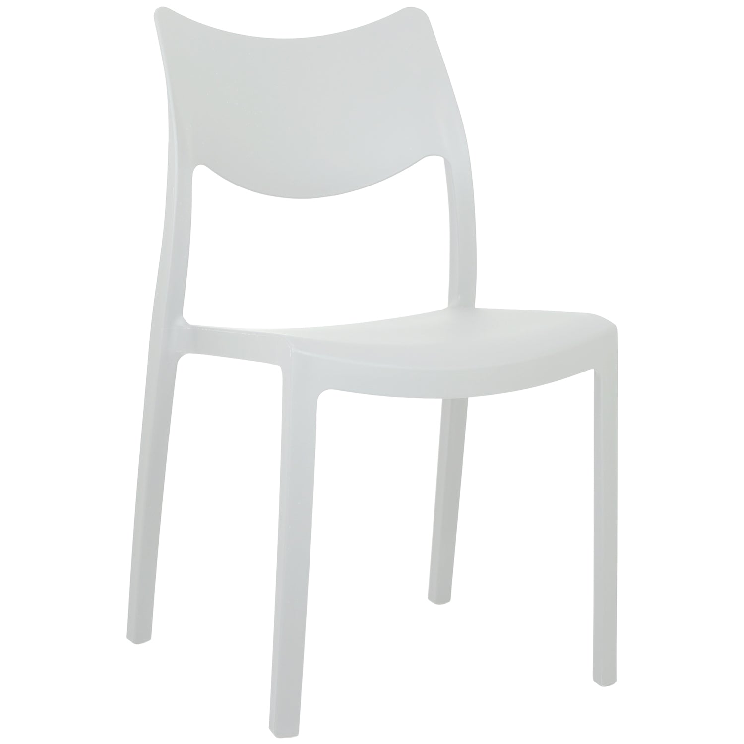 Marvin Sedia In Polipropilene Manu Arredo di Design Sedia per Esterno e Interno Impilabile Sedie per 1 SEDIA MANU BIANCO