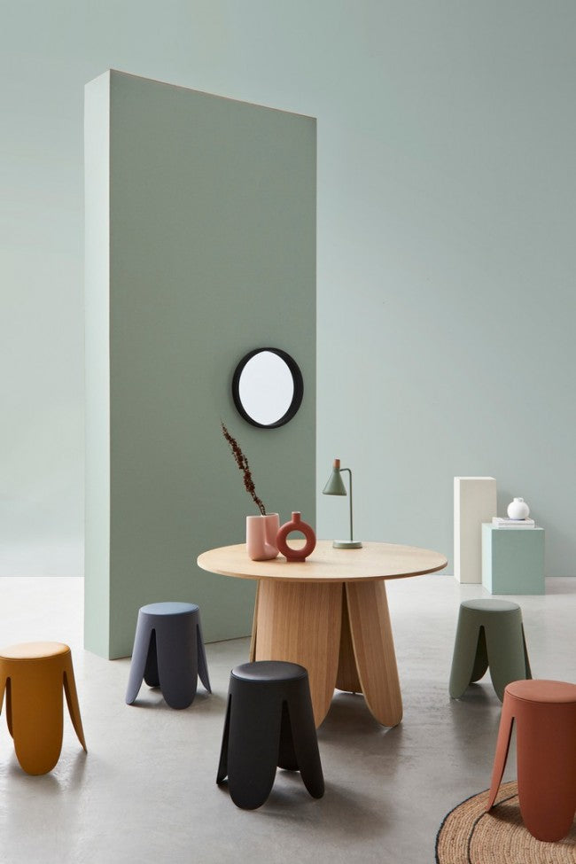 Specchio Legno Nero Moderno da Parete 52 cm - YOUNG