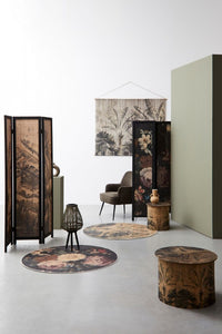 Set 6 Tappeti in Bamboo Marrone Rustico da Interno 120 - STARDUST