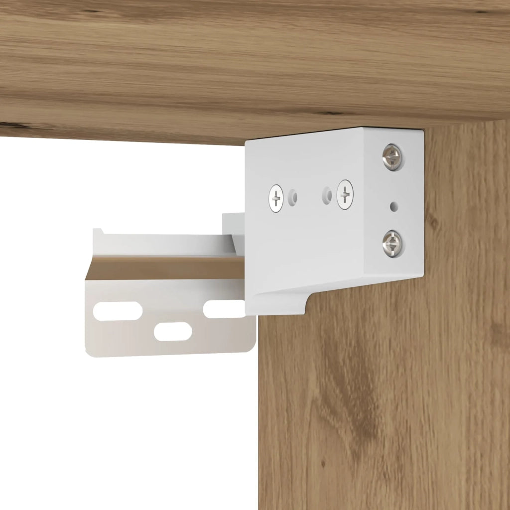 Set Mobile TV da Parete 2 pcs Rovere artigianale 3415586